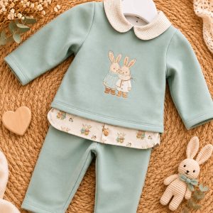 CONJUNTO CONEJO CON CUELLO